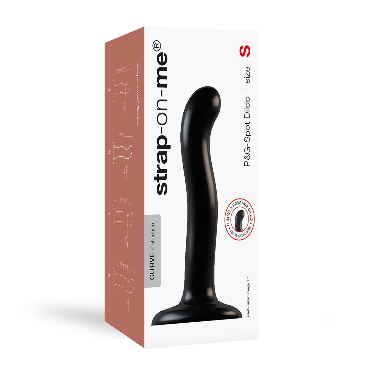 Strap-On-Me P&amp;G-Spot Dildo Small Black