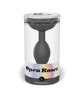 Love to Love Open Roses Plug Large - Black Onyx