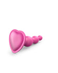 Strap-On-Me Beads Plug Dil Metallic Raspberry - Small