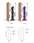 Strap-On-Me Geisha Ball Dildo Medium Black