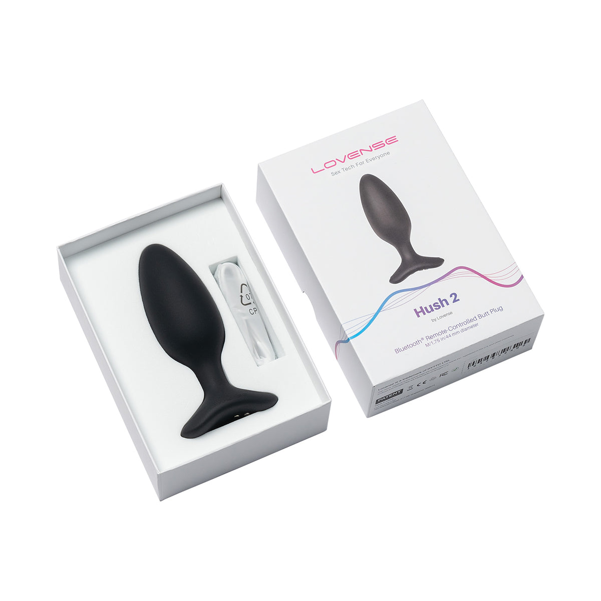 Lovense Hush 2 Vibrating Butt Plug - Medium