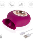 Alvina Luxury Tongue Vibrator - Magenta