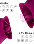 Alvina Luxury Tongue Vibrator - Magenta