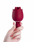 Rosewyn Rotating Rose Vibrator - Red