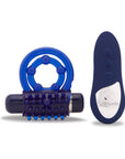 Nu Sensuelle Endure Remote Control Couple's Ring Blue