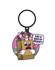 Wood Rocket Fuck Buddies Bag of Dicks Keychain