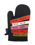 Twisted Wares Fuck Everything Oven Mitt