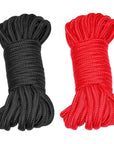 Shibari Soft Bondage Rope 2pk - Black & Red