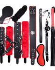 Everything Bondage 14pc Deluxe Kit - Red