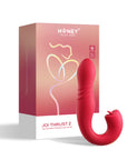 Honey Play Box Joi Thrust 2 App-Controlled Thrusting Vibrator & Clit Licker