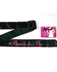 Bride to Be Black Sash