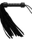 Short Suede Flogger - Black/Black