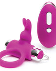 Happy Rabbit Remote Ring - Purple