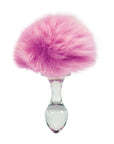 Crystal Delights Magnetic Bunny Tail  - Pink