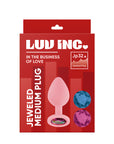 Luv Inc Jeweled Plug Medium - Light Pink