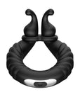 FORTO F-24 Textured Vibrating C-Ring - Black