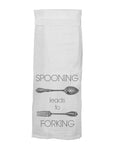 Twisted Wares Spooning Leads to Forking Flour Towel