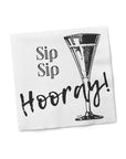 Twisted Wares Sip Sip Hooray Napkins 20pk