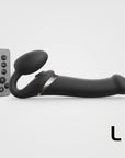 Strap-On-Me Multi-Orgasm Large Bendable Strap-On - Black