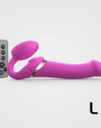 Strap-On-Me Multi-Orgasm Large Bendable Strap-On - Fuchsia