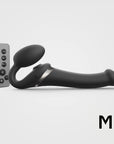 Strap-On-Me Multi-Orgasm Medium Bendable Strap-On - Black