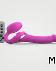 Strap-On-Me Multi-Orgasm Medium Bendable Strap-On - Fuchsia