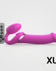 Strap-On-Me Multi-Orgasm XL Bendable Strap-On - Fuchsia