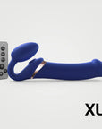 Strap-On-Me Multi-Orgasm XL Bendable Strap-On - Blue