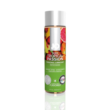 JO H2O Tropical Passion Flavored Water-Based Lubricant 4 oz.