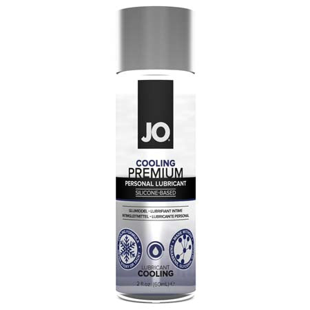 JO Premium Cooling Silicone-Based Lubricant 2 oz.
