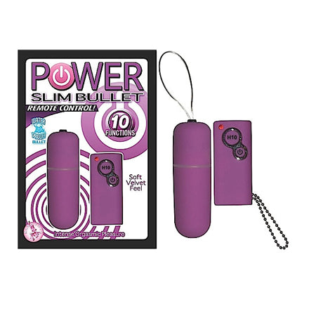 Power Slim Bullet Remote Control (Purple)