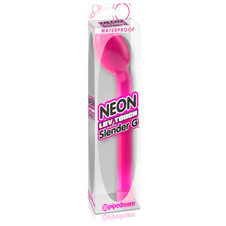 Pipedream Neon Luv Touch Slender G Waterproof G-Spot Vibrator Pink