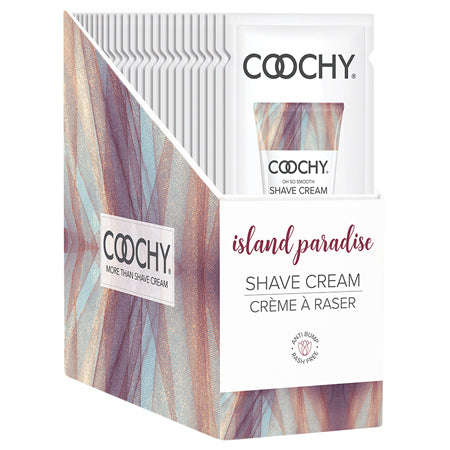 Coochy Shave Cream Island Paradise 24pc Foil Display