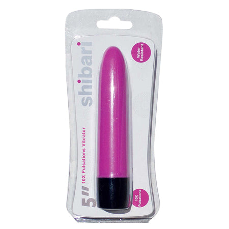 10X Pulsations Vibrator 5in Pink-Sexology