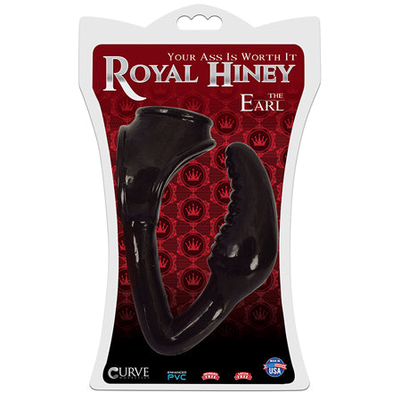 Curve Toys Royal Hiney The Earl Anal Plug &amp; Cockring Black