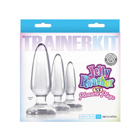 Jelly Rancher Pleasure Plugs Trainer Kit Clear