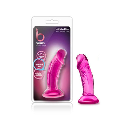 B Yours Sweet n&#39; Small 4 in. Dildo Pink