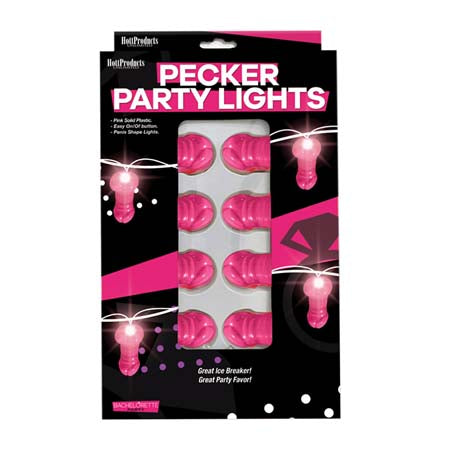 Light Up Pink Penis String Party Lights