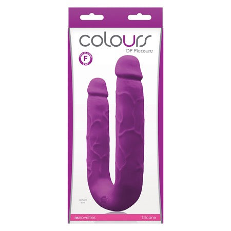 Colours DP Pleasure Dual Ended Dildo Purple