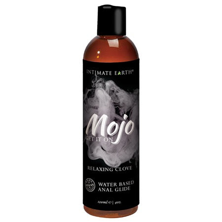 Intimate Earth Mojo Relaxing Clove Water Based Anal Glide 4 oz.