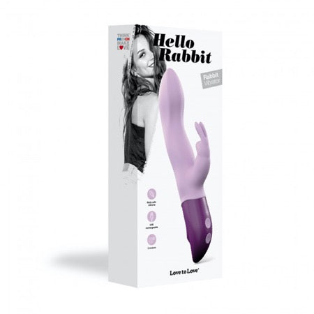 Love to Love Hello Rabbit Rechargeable Rabbit Vibrator Purple