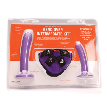 Tantus Bend Over Intermediate Strap-On Harness Kit Lilac