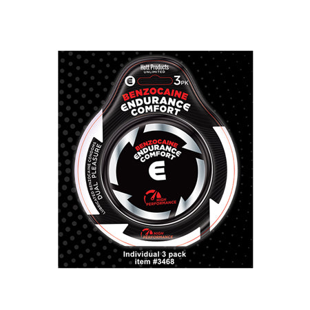 Endurance Comfort Benzocaine Condoms 3Pk
