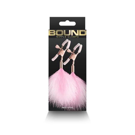 Bound Nipple Clamps F1 Pink