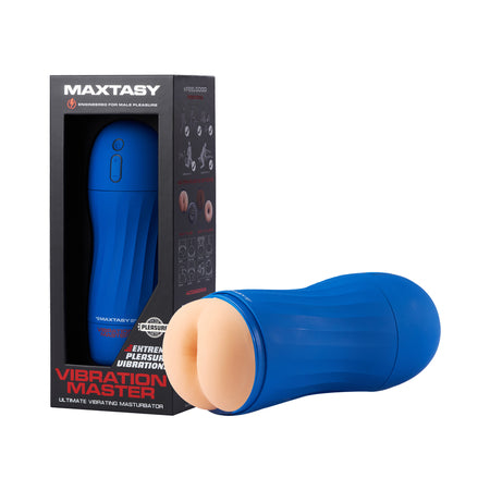 Maxtasy Vibration Master Realistic With Remote Nude Plus