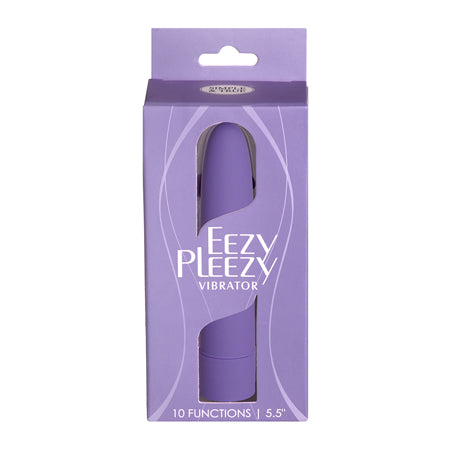 Simple &amp; True Eezy Pleezy Classic Vibrator 5.5 in. Purple