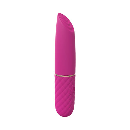 LoveLine Beso 10 Speed Vibrating Mini-Lipstick Silicone Rechargeable Waterproof Pink
