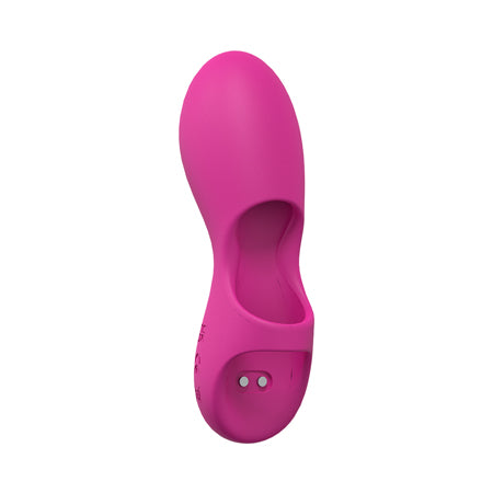 LoveLine Joy 10 Speed Finger Vibe Silicone Rechargeable Waterproof Pink